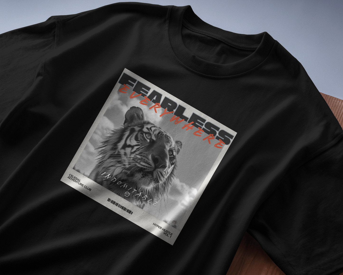 FEARLESS UNISEX TERRY COTTON OVERSIZED TSHIRT
