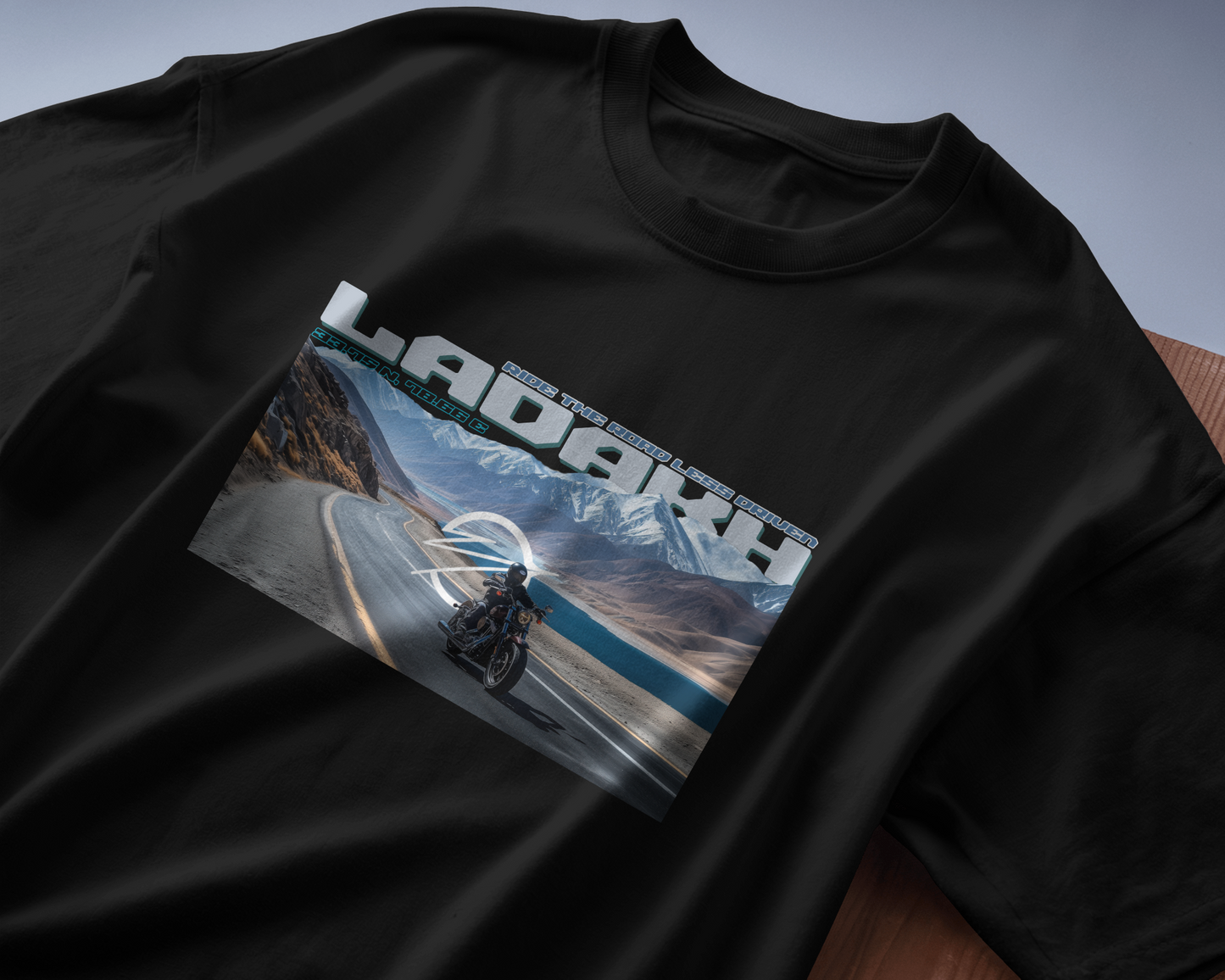 LADAKH UNISEX TERRY COTTON OVERSIZED TSHIRT