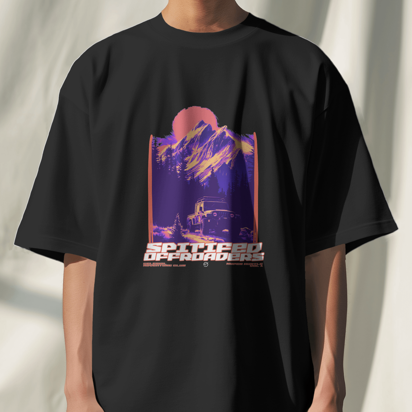SPITIFED UNISEX TERRY COTTON OVERSIZED TSHIRT