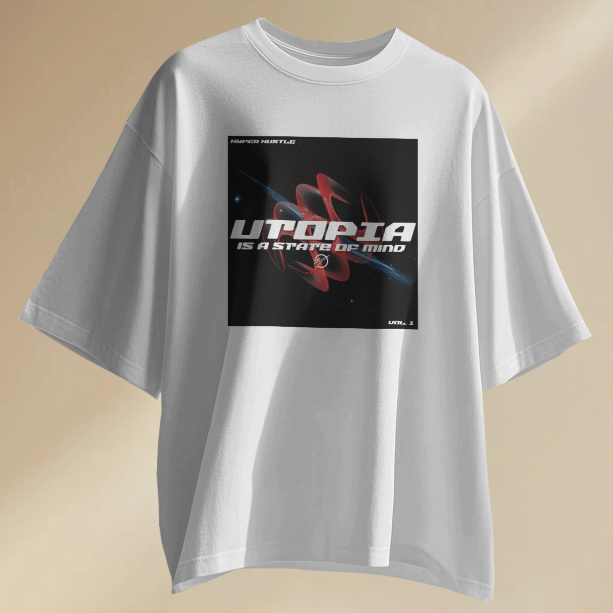 UTOPIA UNISEX TERRY COTTON OVERSIZED TSHIRT