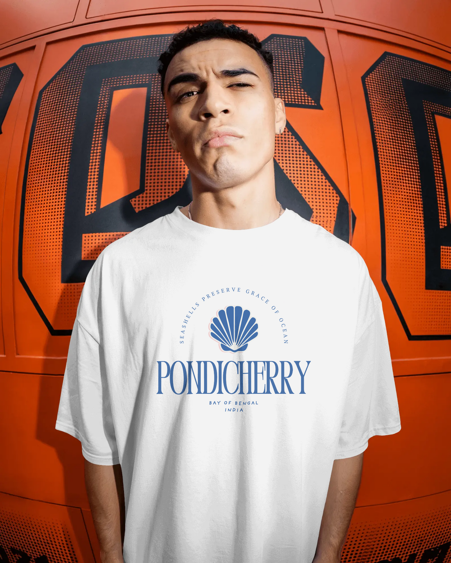 PONDICHERRY OVERSIZED T-SHIRT UNISEX COMFORT TEE