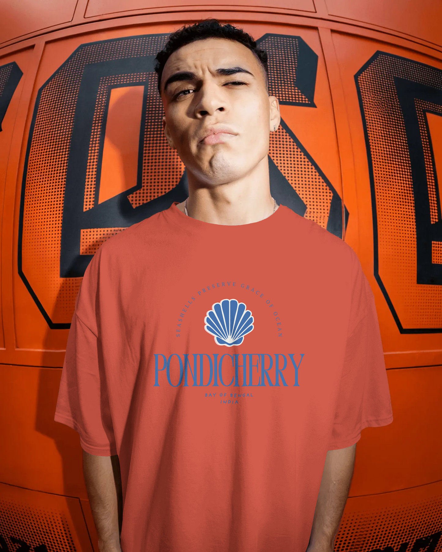 PONDICHERRY OVERSIZED T-SHIRT UNISEX COMFORT TEE